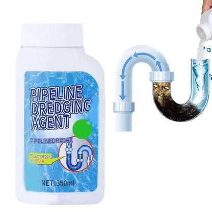 Limpador de drenagem de pia poderoso, 100g, alta eficiência, removedor de entupimento, esgoto de cozinha, canal de tubulação de energia, ferramentas de limpeza em pó